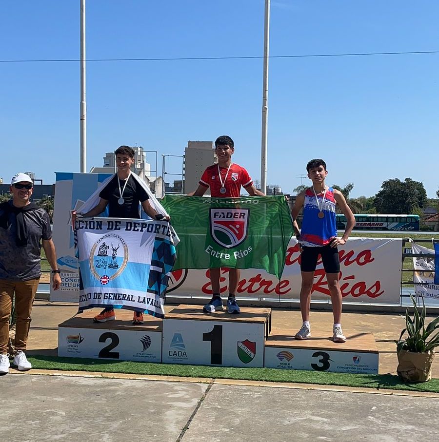 TRES INTEGRANTES DE LA ESCUELA MUNICIPAL DE ATLETISMO SE CONSAGRARON CAMPEONES ARGENTINOS