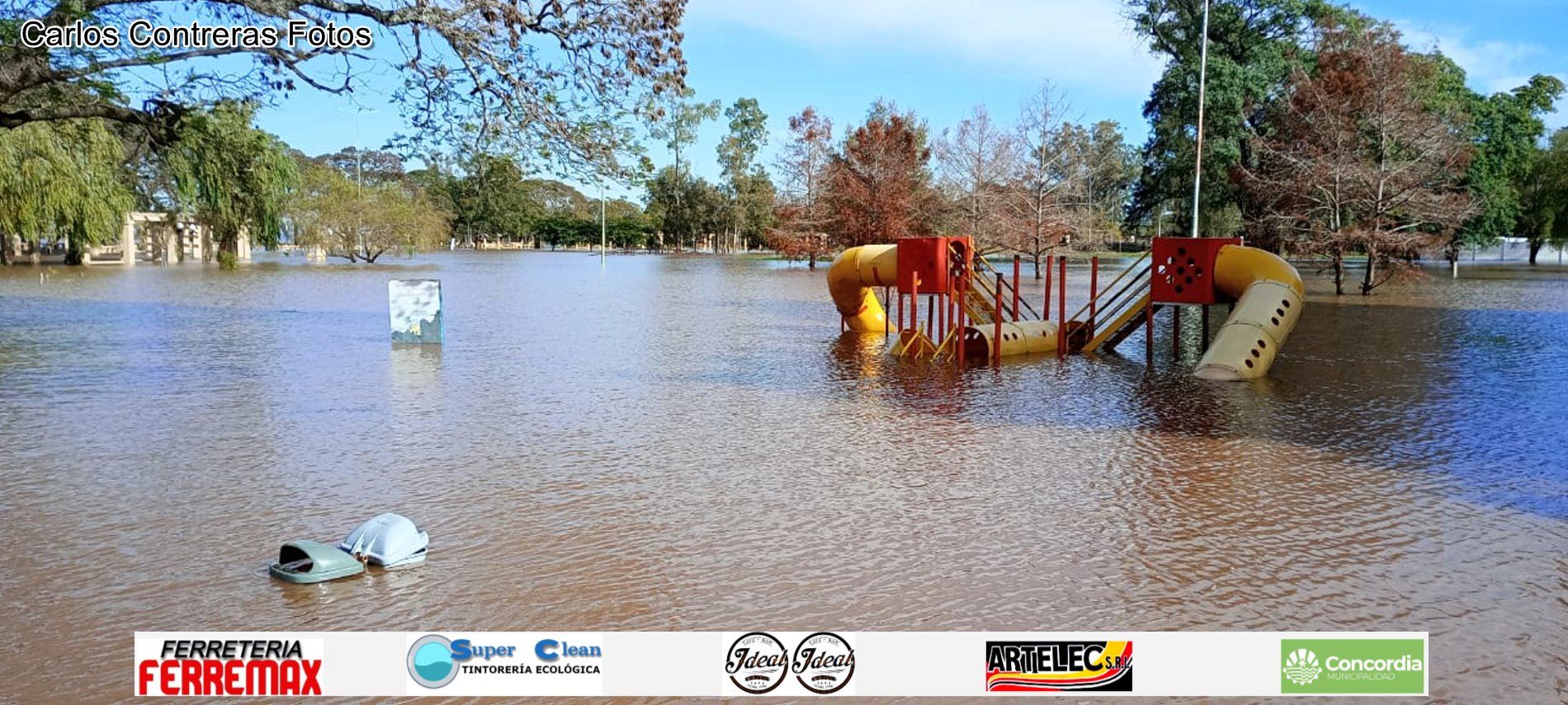 FOTOS INUNDACION CONCORDIA JUNIO 2025