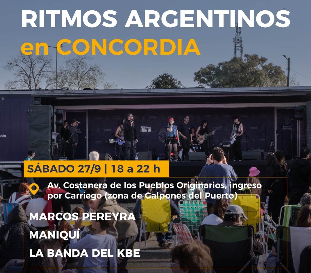 RITMOS ARGENTINOS VISITA CONCORDIA