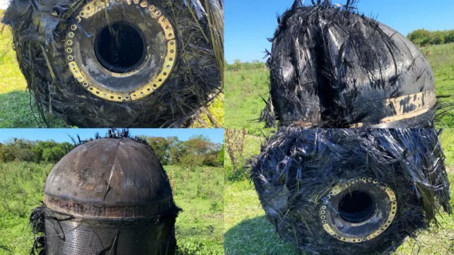 Misterio: hallan un extraño objeto metálico que cayó del cielo