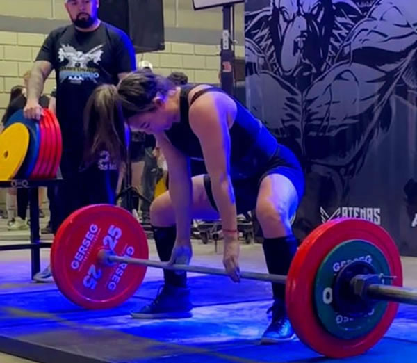 La concordiense Fatima Ruiz Diaz se consagró campeona mundial de powerlifting