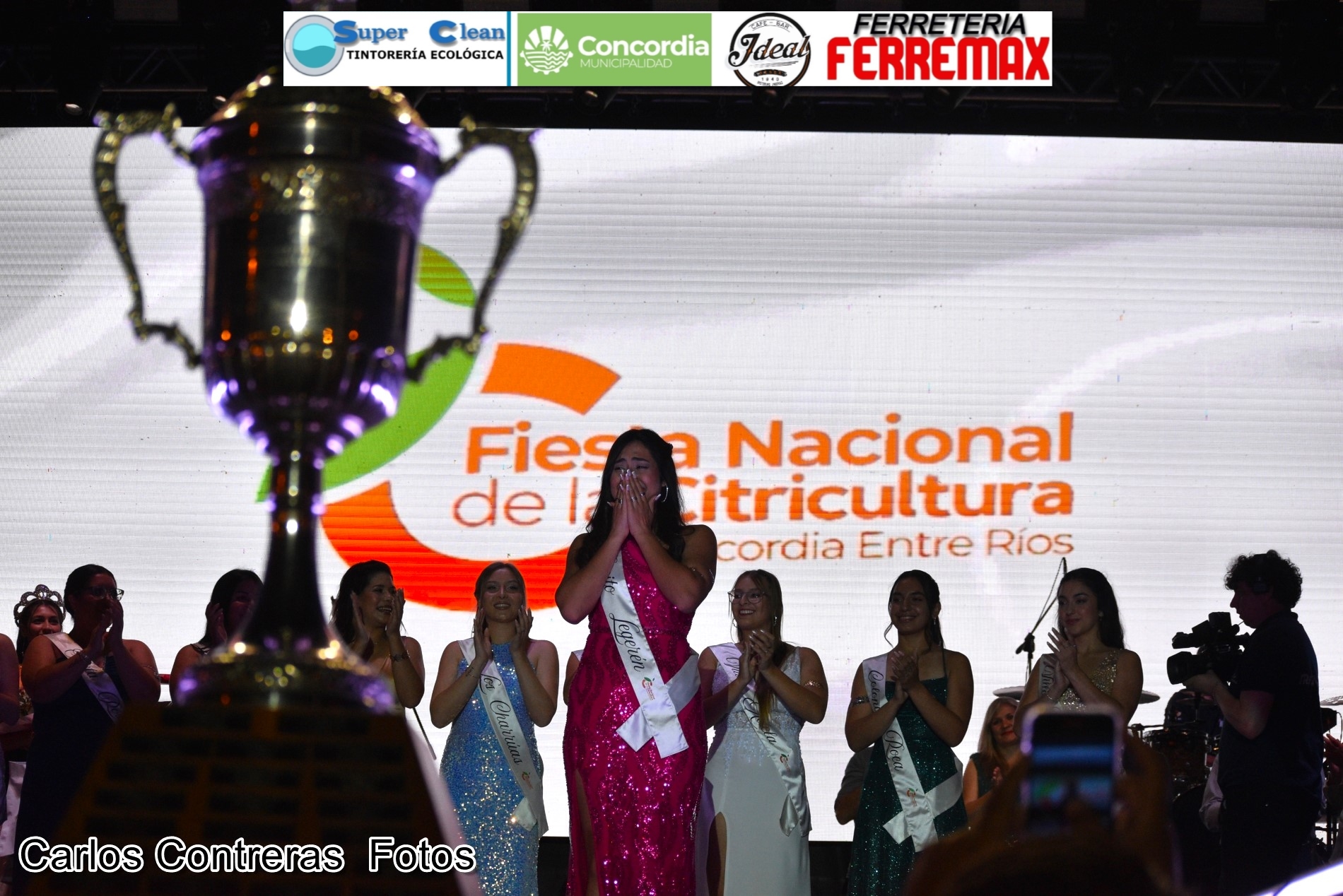 La representante de Benito Legerén, Luz Martínez Sotelo, fue electa Embajadora de la 47° Fiesta Nacional de la Citricultura.