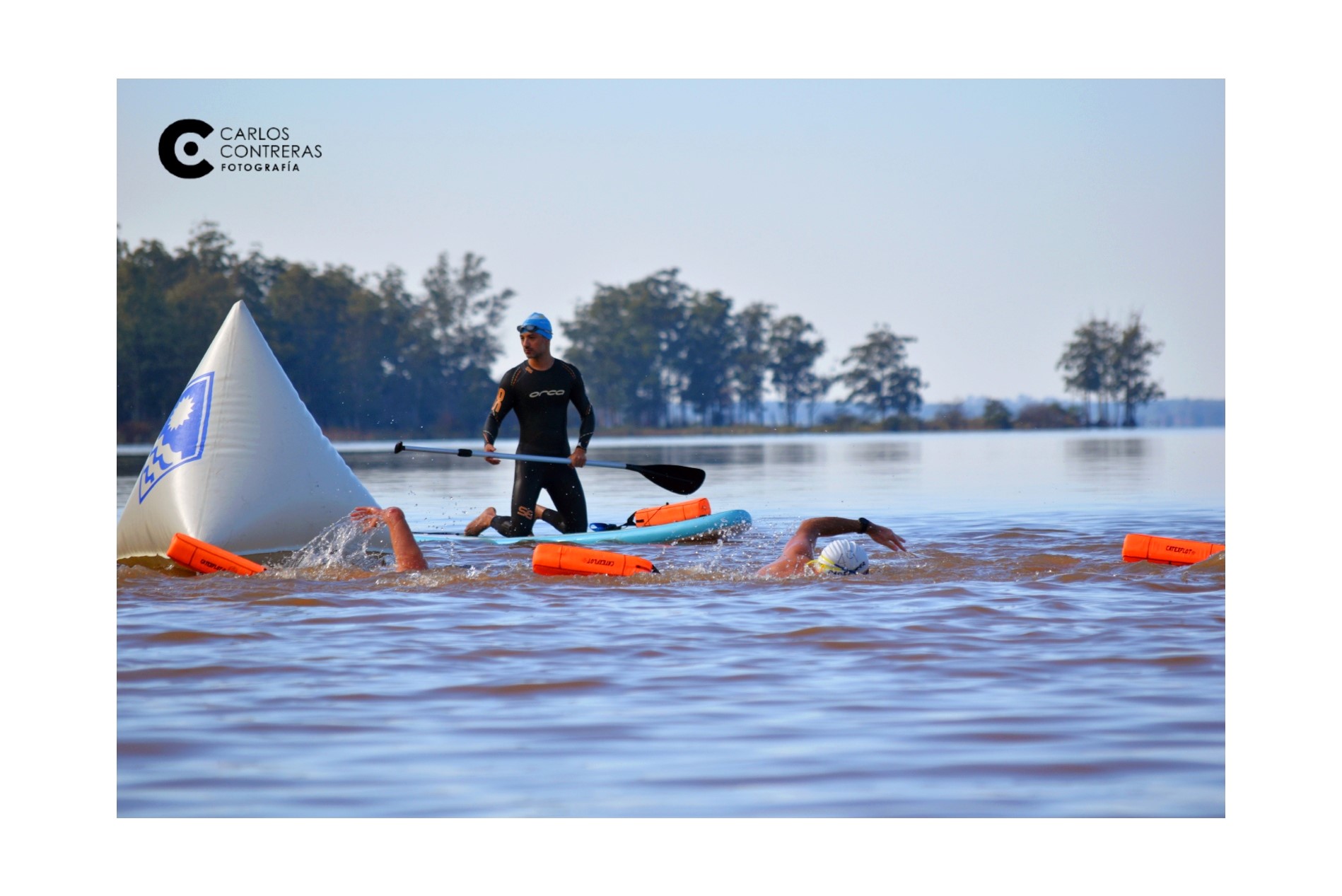 Campeonato Entrerriano de Natación en Aguas Abiertas 2026 en lago de Salto Grande