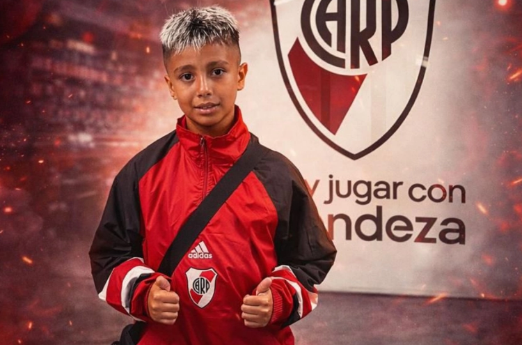 DE CONCORDIA A RIVER PLATE CON 9 AÑOS