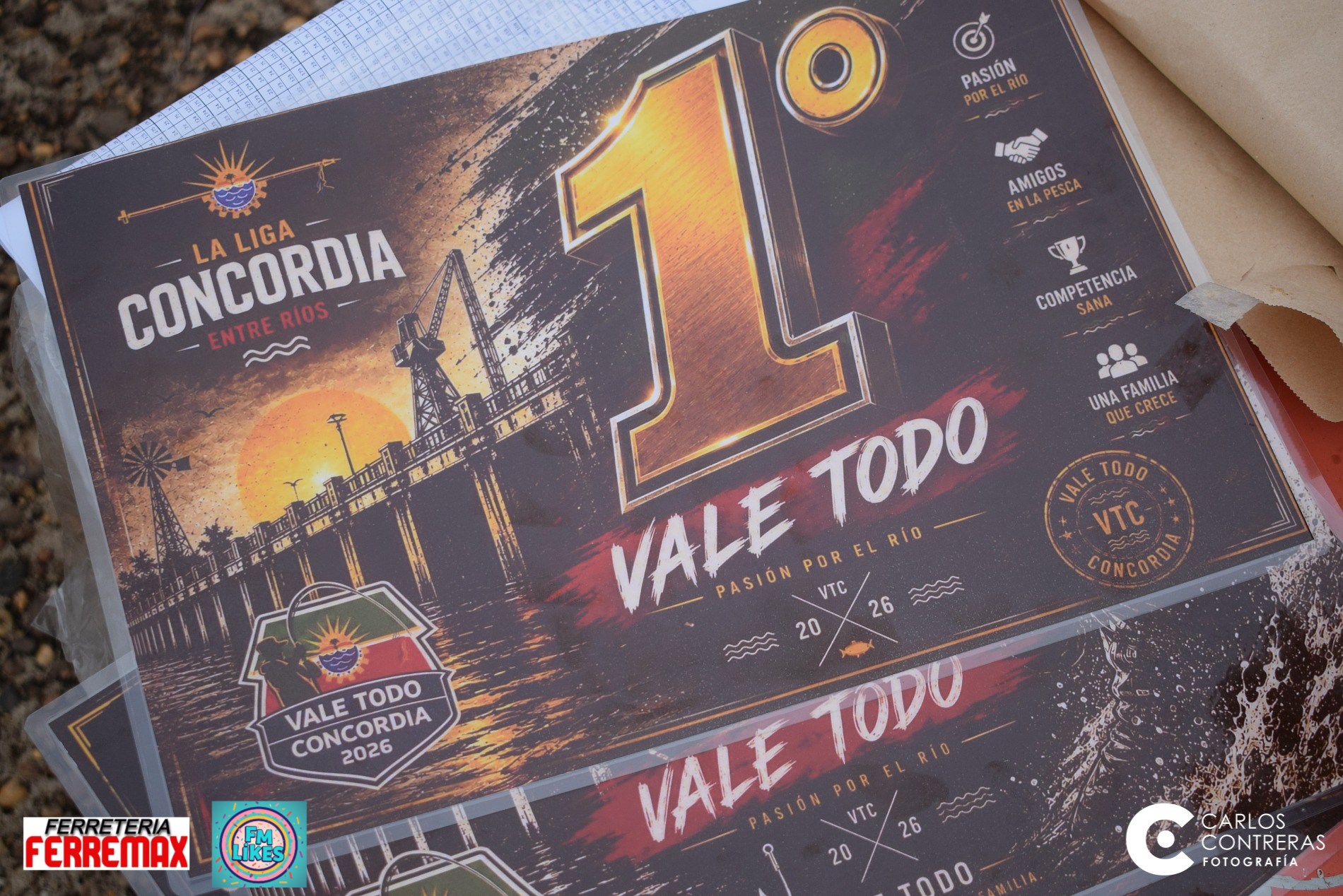 PESCADORES SE DIERON CITA EN EL ENCUENTRO VALE TODO CONCORDIA 2026