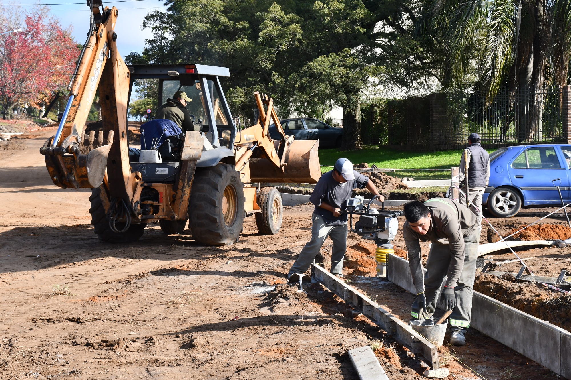  600 MILLONES DE PESOS EN OBRAS DE CORDÓN CUNETA Y DESAGÜES PLUVIALES