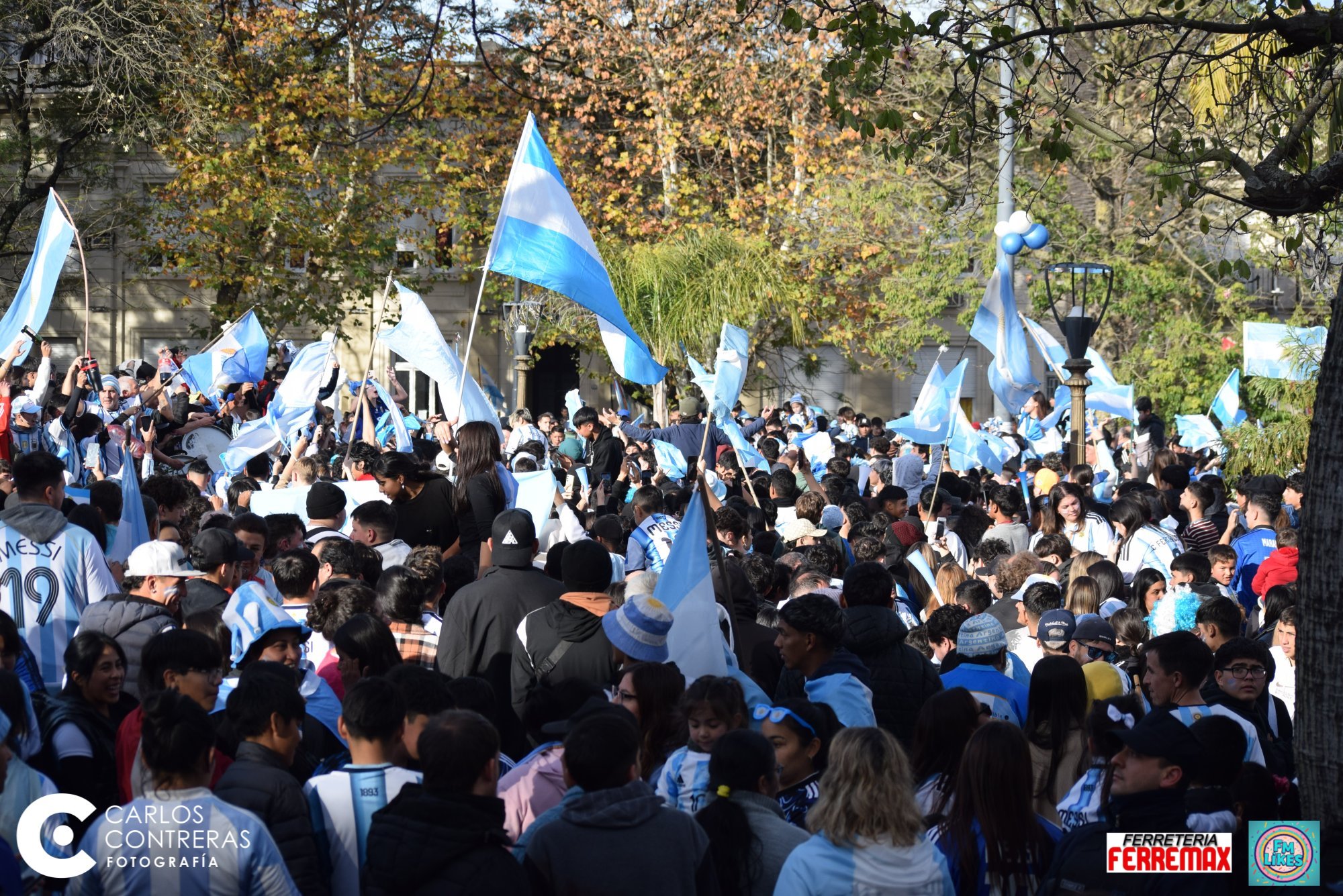 FOTOS FESTEJOS EN CONCORDIA (ARG 3-EGY 2)