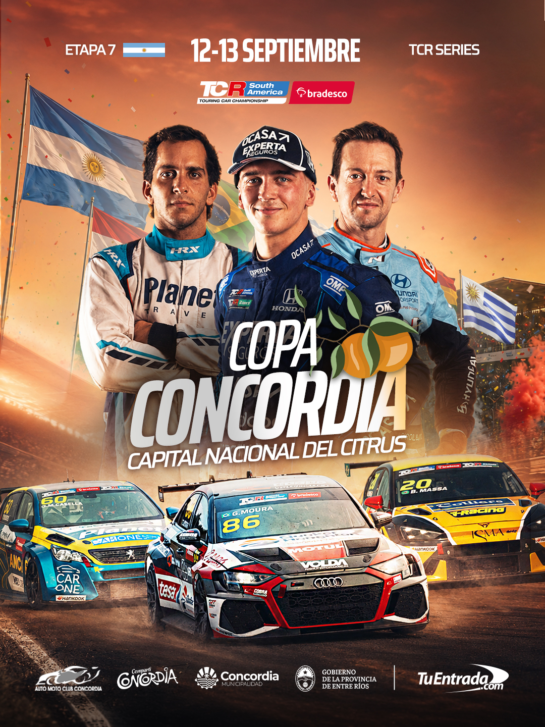 Bradesco TCR South America llega al Autódromo de Concordia Bradesco TCR South America llega al Autódromo de Concordia